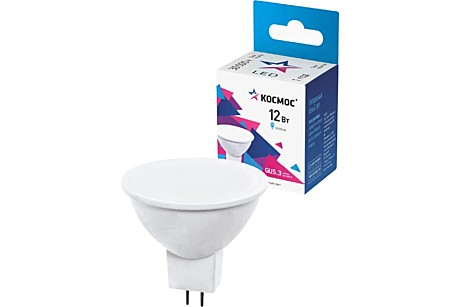 Лампа LED Космос GU5.3-12Вт-4500К