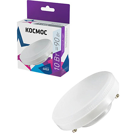 Лампа LED Космос GX53-10Вт-6500К