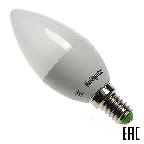 Лампа LED Navigator C37-5Вт-Е14-2700К