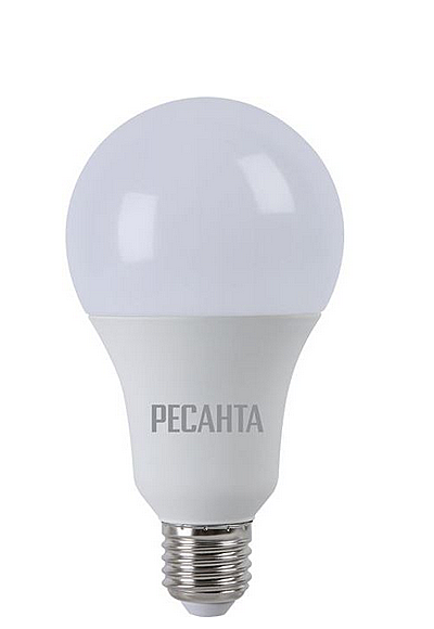 Лампа LED Ресанта 20Вт-E27-4000К