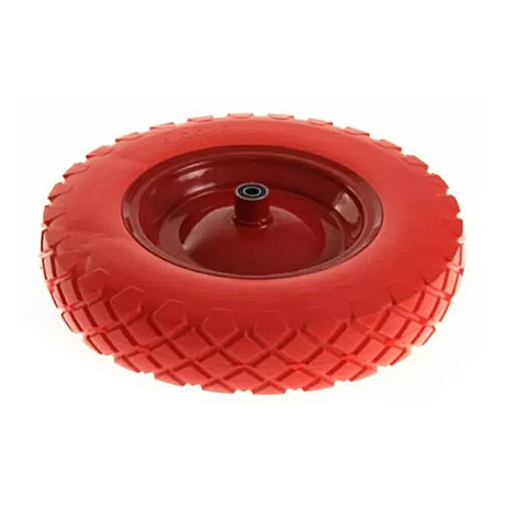 Колесо д/тачки 4,0х8 d16 полиуретан Силач