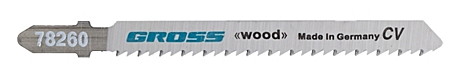 Полотно д/лобзика Gross 3101-Т101В по дереву кт2шт