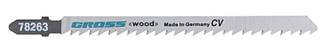 Полотно д/лобзика Gross 3103L-Т101DL по дереву  кт2шт