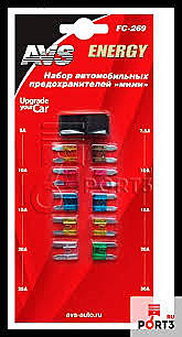 Предохранители плоские мини (кт) AVS