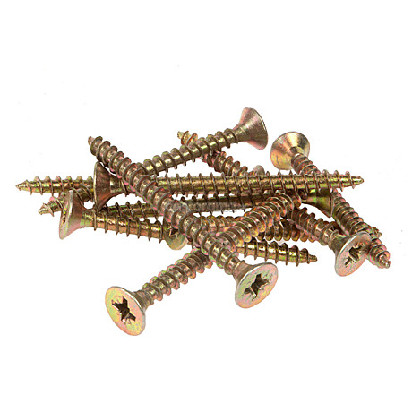 Шуруп по дереву 3,5х50 желтый