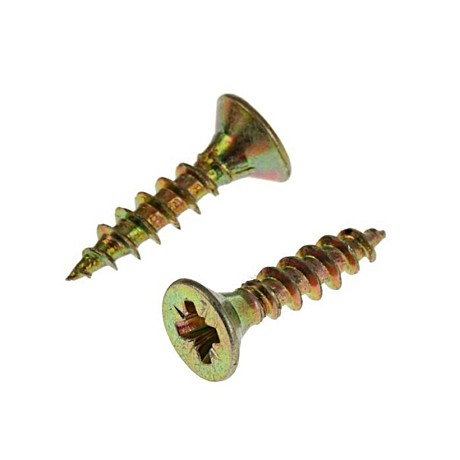 Шуруп по дереву 4,5х20 желтый