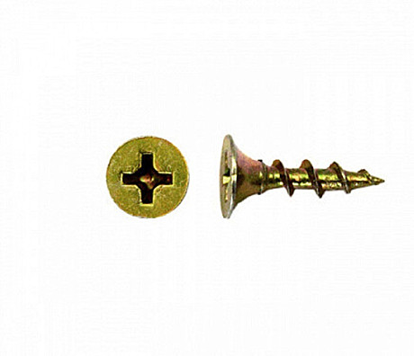 Шуруп по дереву 4,5х25 желтый