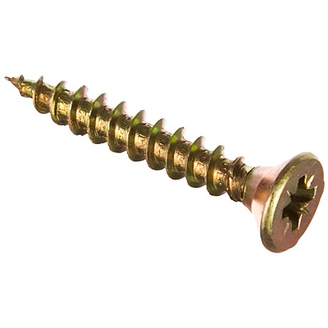 Шуруп по дереву 4,5х40 желтый