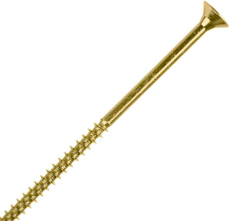 Шуруп по дереву 6,0х160 желтый