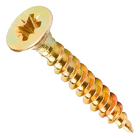 Шуруп по дереву 6,0х50 желтый