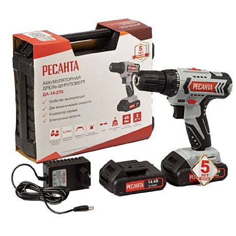 Шуруповерт Ресанта ДА-14-2ЛК
