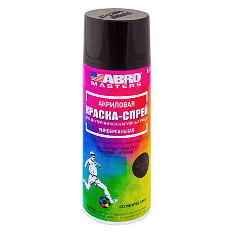 Краска аэрозоль Abro коричневая