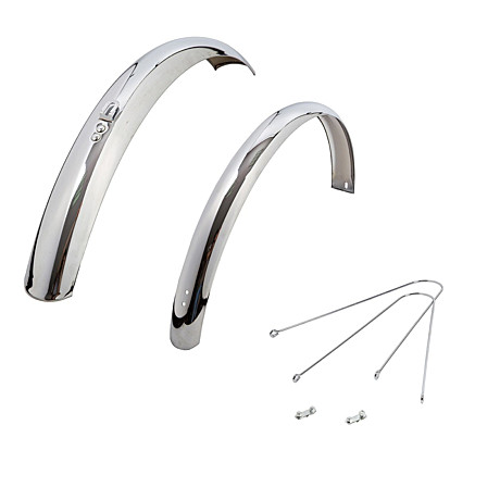 Крылья вело 28 хром