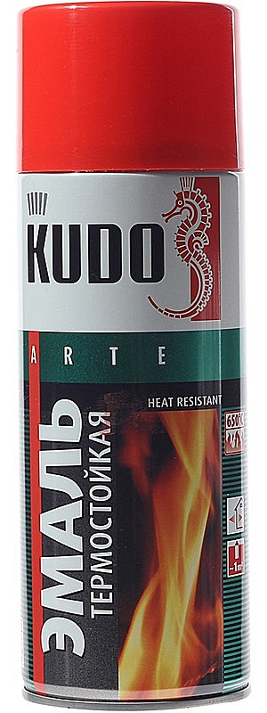 Краска высокотемпературная (красная)