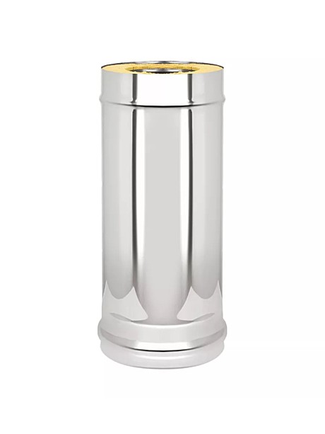 Труба-сэндвич d120х200мм 1м нерж 0,8мм