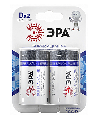 Батарейка LR20 ERA