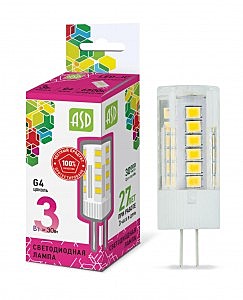 Лампа LED ASD G4-3Bт-6500К