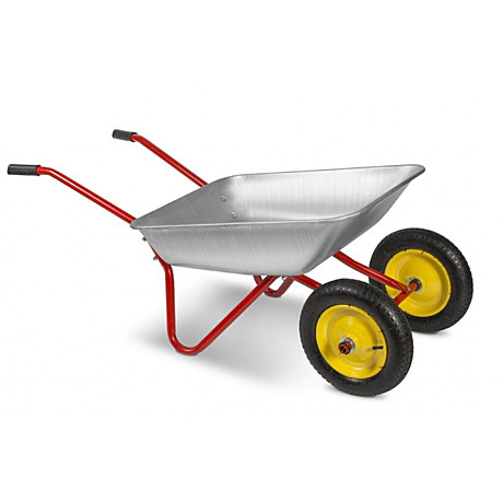 Тачка садовая 2колеса 90кг 65л Варяг