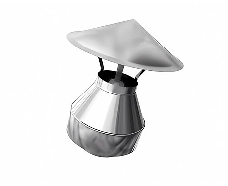 Зонт печной d200х300мм сэндвич оцинк