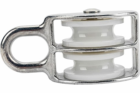 Блок двойной d50мм пластик