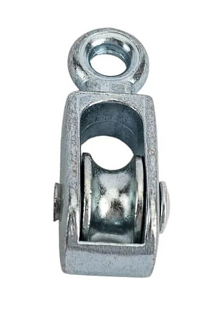 Блок одинарный d15мм металл