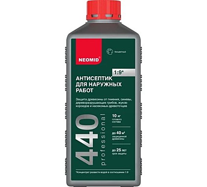 Антисептик NEOMID 440 ECO 1кг 1:9