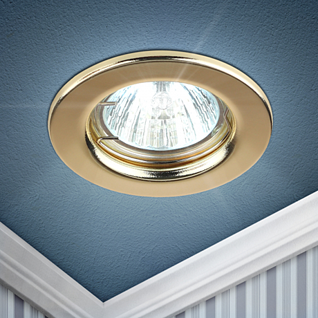 Светильник точечный ERA ST1GD GU5.3 золото