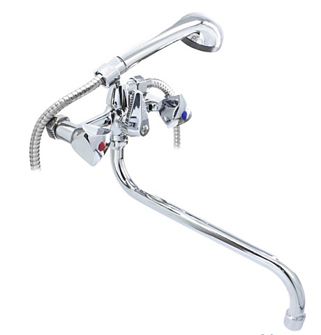 Смеситель д/ванны Kranar KВ1307-30S 300мм лейка 1режим