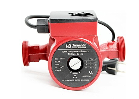 Насос циркуляционный Damento UPC 25-60 180мм