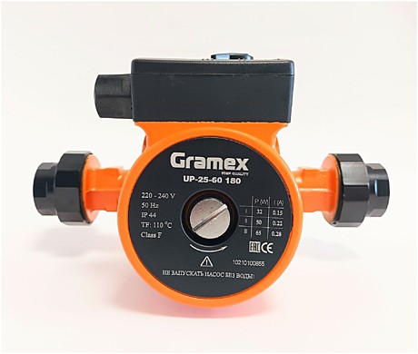 Насос циркуляционный Gramex UP 25-60 180мм