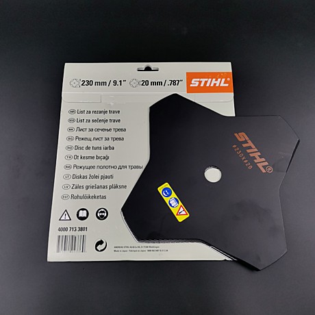 Нож б/к Stihl 230мм 4зуба