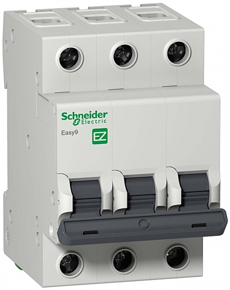 Выключатель автомат SystemeElectric 3P 63А х-ка С Easy9