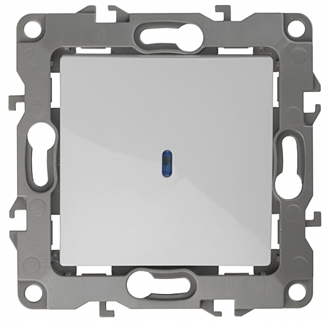 Выключатель ERA 1-кл СУ в ассортименте с подсв