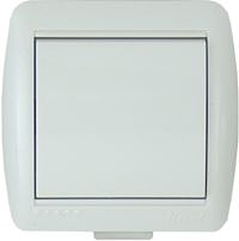 Выключатель Lezard Nata 1-кл ОУ белый