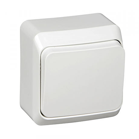 Выключатель SystemeElectricЭтюд 1-кл ОУ белый