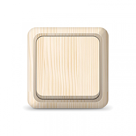 Выключатель Universal Олимп 1-кл ОУ сосна