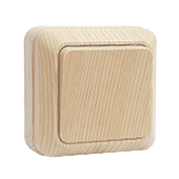 Выключатель Universal Олимп 1-кл ОУ сосна прох