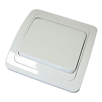 Выключатель Universal Валери 1-кл СУ белый