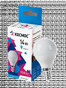 Лампа LED Космос Шар 14Вт-Е14-4500К