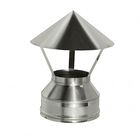 Зонт печной d120х200мм сэндвич нерж 0,5мм