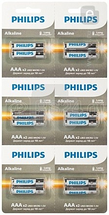 Батарейка ААА Philips LR03