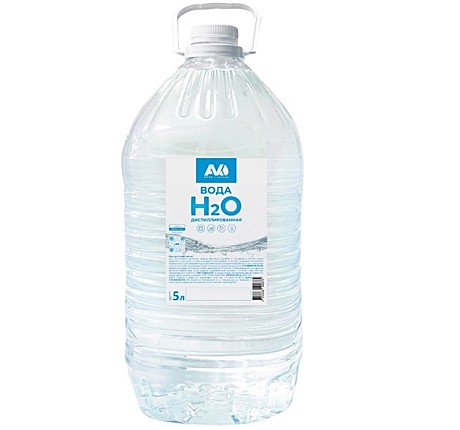 Вода дистиллированная 5л