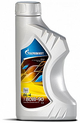 Масло транс 80W90 Газпром GL-4 1л