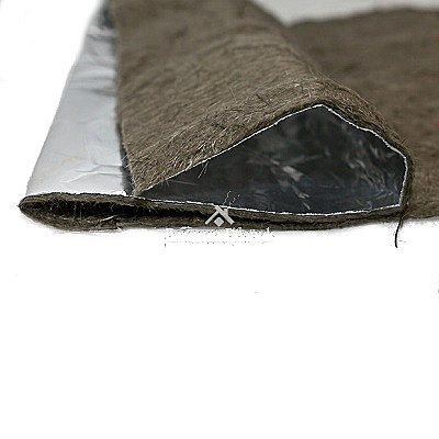 Картон базальтовый 1000х600х10мм фольгированный Везувий