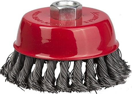 Щетка д/УШМ 100мм М14 чашка Stayer