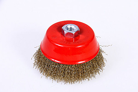 Щетка д/УШМ 100мм волнистая Fit