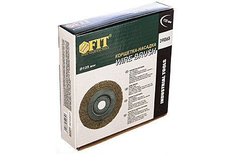 Щетка д/УШМ 125мм колесо Fit