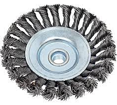 Щетка д/УШМ 125мм М14 крученая Варяг