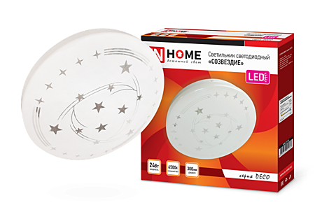 Светильник LED InHomeСозвездие 24Вт 6500К d300мм 