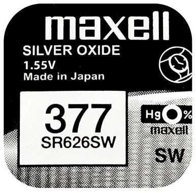 Батарейка 377SR626SW Maxell 